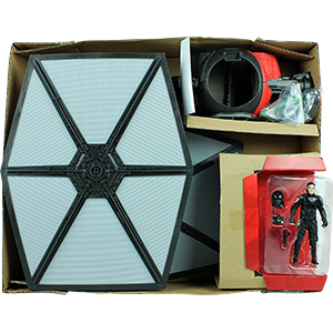 Tie Fighter Pilot With Tie Fighter