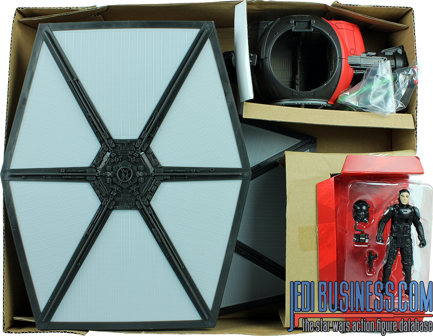 Tie Fighter Pilot With Tie Fighter