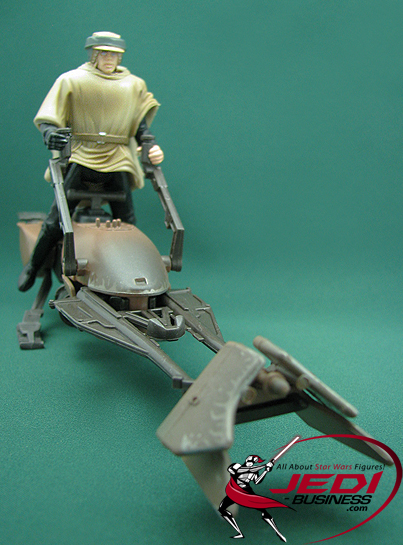 Luke Skywalker With Speeder Bike The Power Of The Force