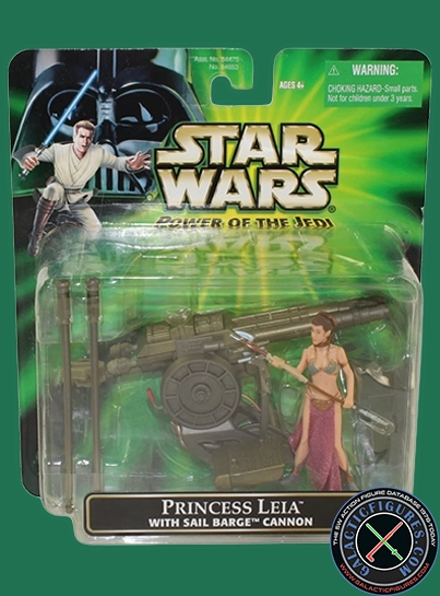 Princess Leia Organa With Jabba's Sail Barge Cannon Power Of The Jedi