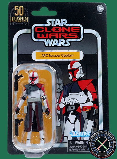 ARC Trooper Captain Clone Wars 2-D Star Wars The Vintage Collection