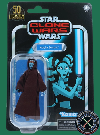 Aayla Secura Clone Wars 2-D Star Wars The Vintage Collection