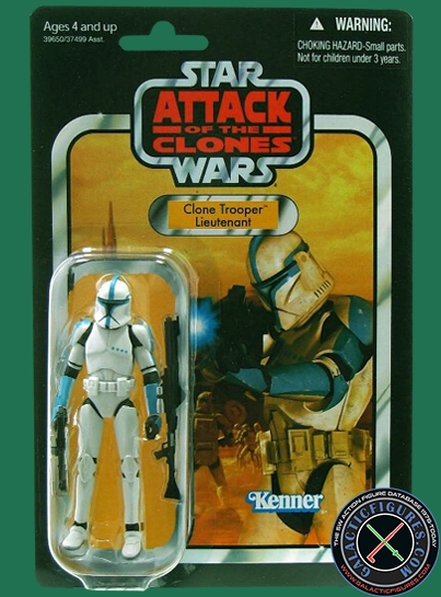 Clone Trooper Lieutenant Attack Of The Clones Star Wars The Vintage Collection