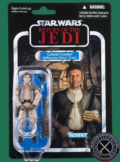 Colonel Cracken Millennium Falcon Crew Star Wars The Vintage Collection