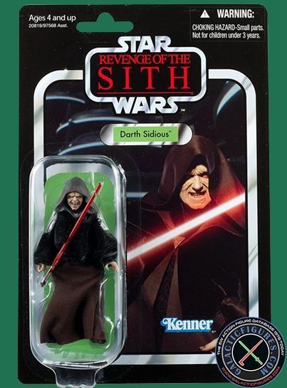 Palpatine (Darth Sidious) Revenge Of The Sith Star Wars The Vintage Collection