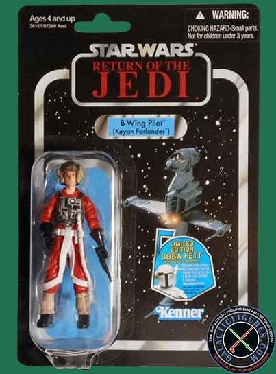 Keyan Farlander B-Wing Pilot Star Wars The Vintage Collection