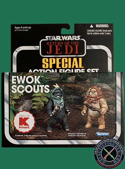 Widdle Warrick Ewok Scouts Star Wars The Vintage Collection