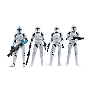 Clone Trooper Lieutenant Phase 1 Clone Trooper 4-Pack