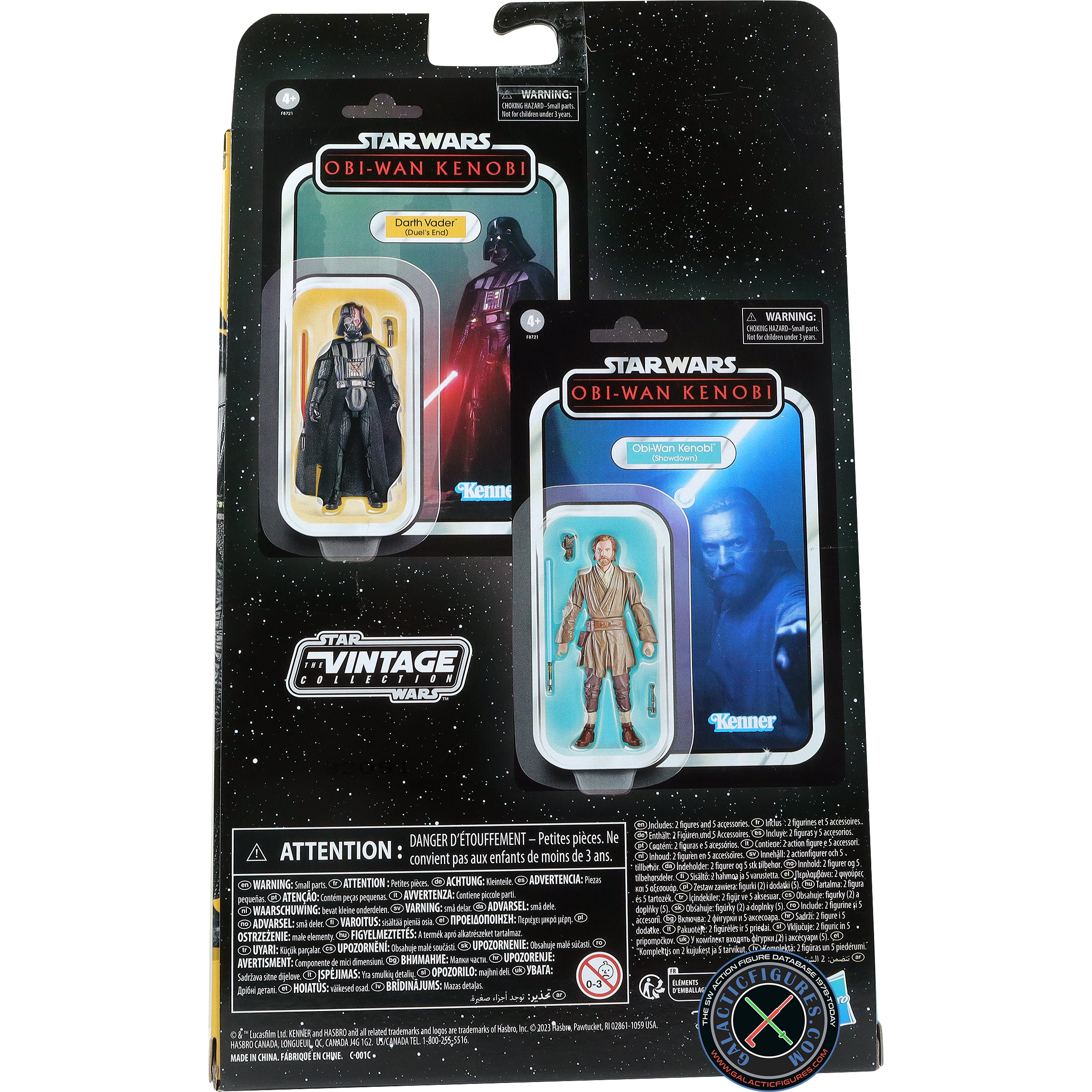 Darth Vader Showdown 2-Pack With Obi-Wan Kenobi