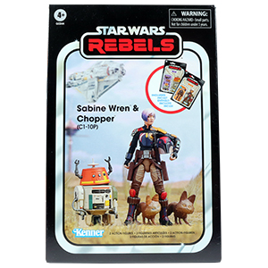 Sabine Wren Chopper/Sabine 2-pack (and 2 Loth-Cats)