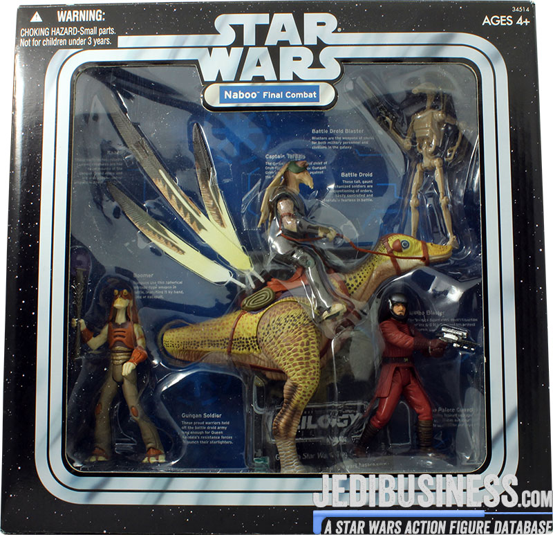 Gungan Warrior Naboo Final Combat 4-Pack