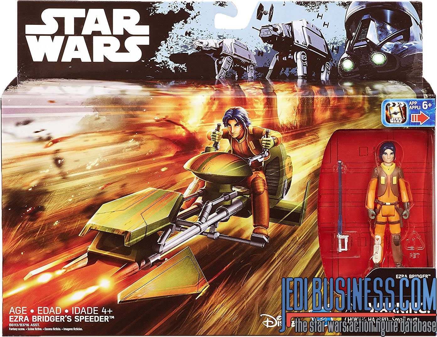Ezra Bridger With Ezra Bridger's Speeder
