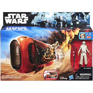Rey With Rey's Speeder (Jakku)
