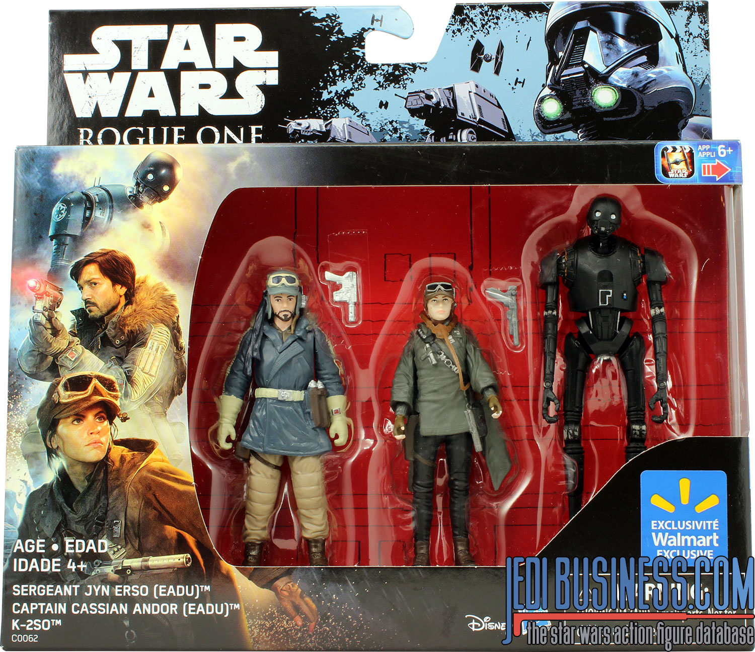 Jyn Erso Rogue One Walmart 3-Pack