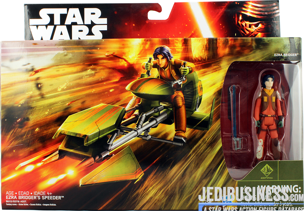 Ezra Bridger With Ezra Bridger's Speeder