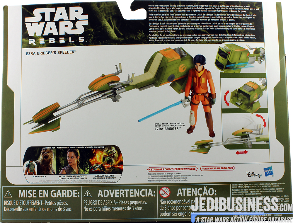 Ezra Bridger With Ezra Bridger's Speeder