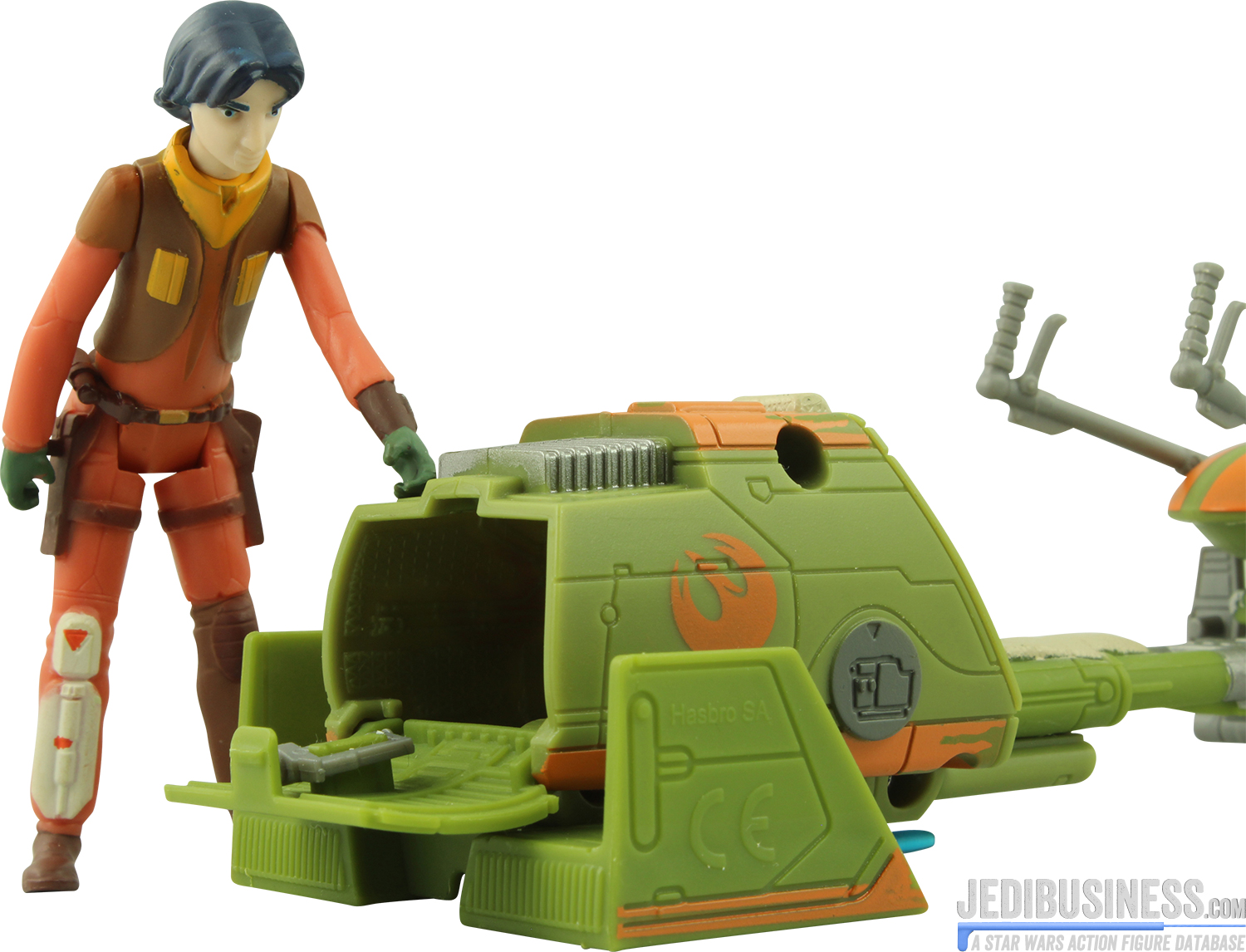 Ezra Bridger With Ezra Bridger's Speeder