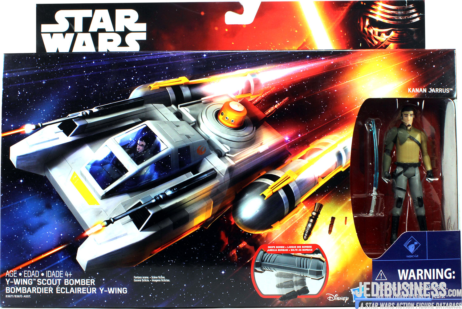 Kanan Jarrus With Y-Wing Scout Bomber