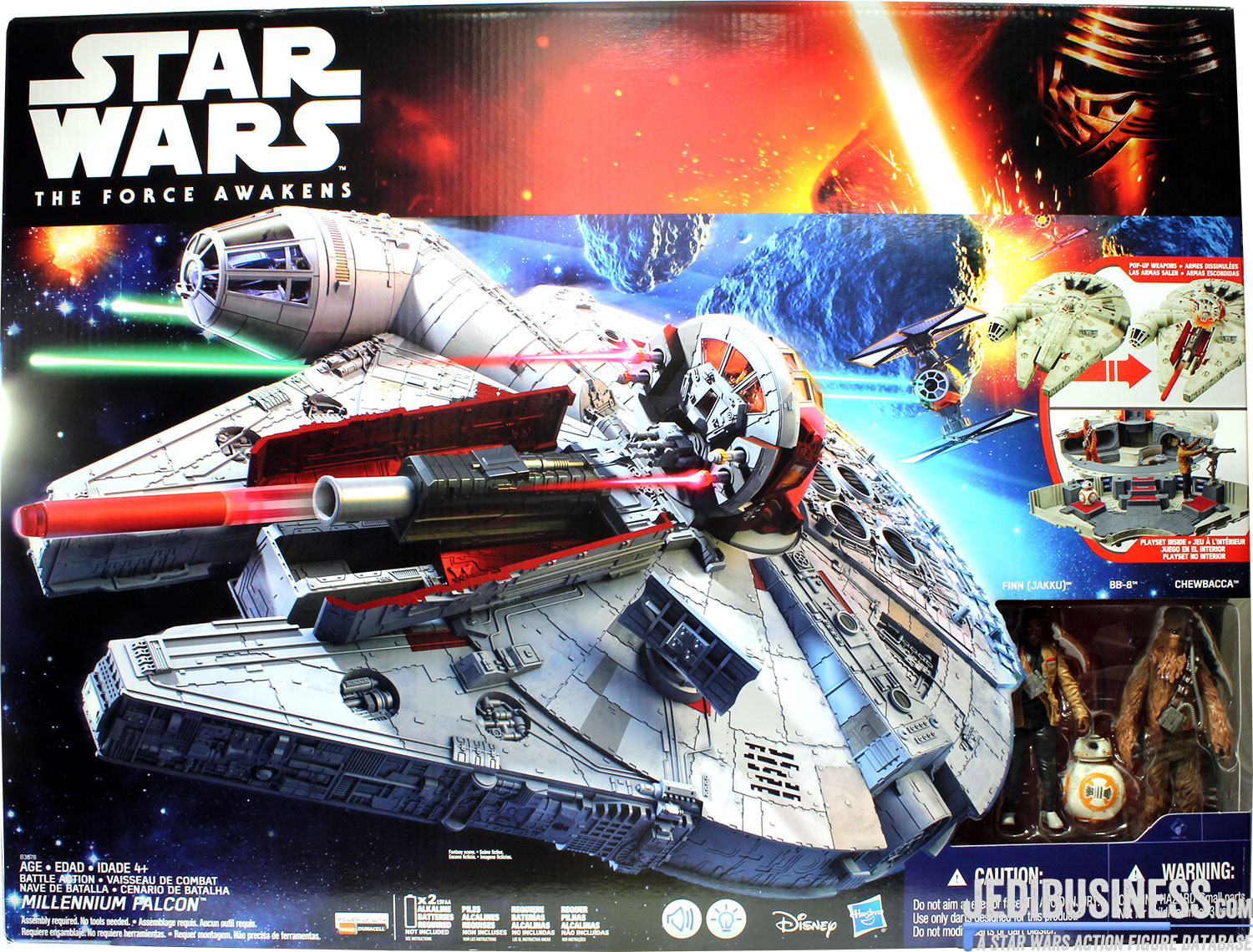 Finn With Millennium Falcon