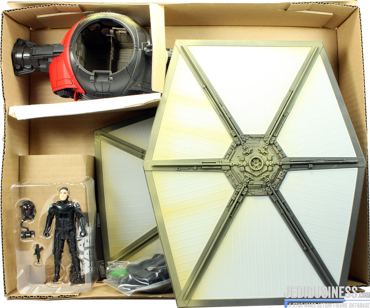 Tie Fighter Pilot With First Order Special Forces Tie Fighter (Jakku)