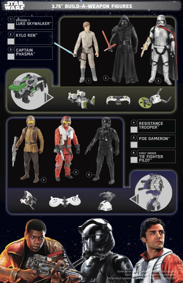 Star Wars The Force Awakens Leaked Hasbro Catalog Pictures