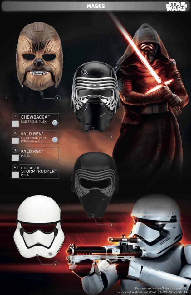 Star Wars The Force Awakens Leaked Hasbro Catalog Pictures
