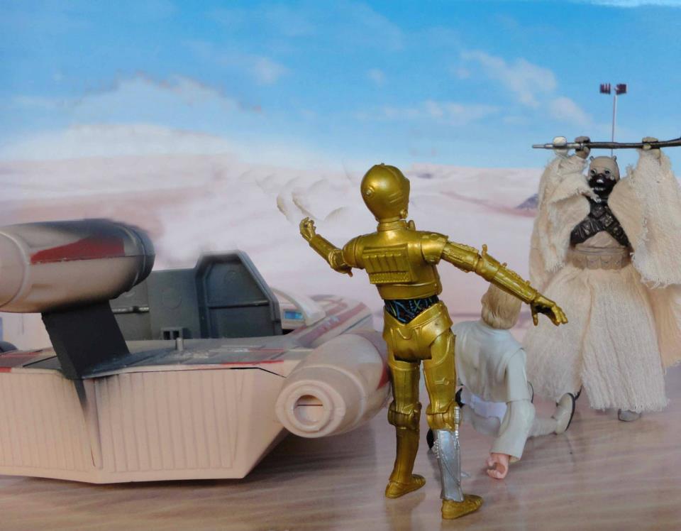 Original Star Wars Re-Created With Figures