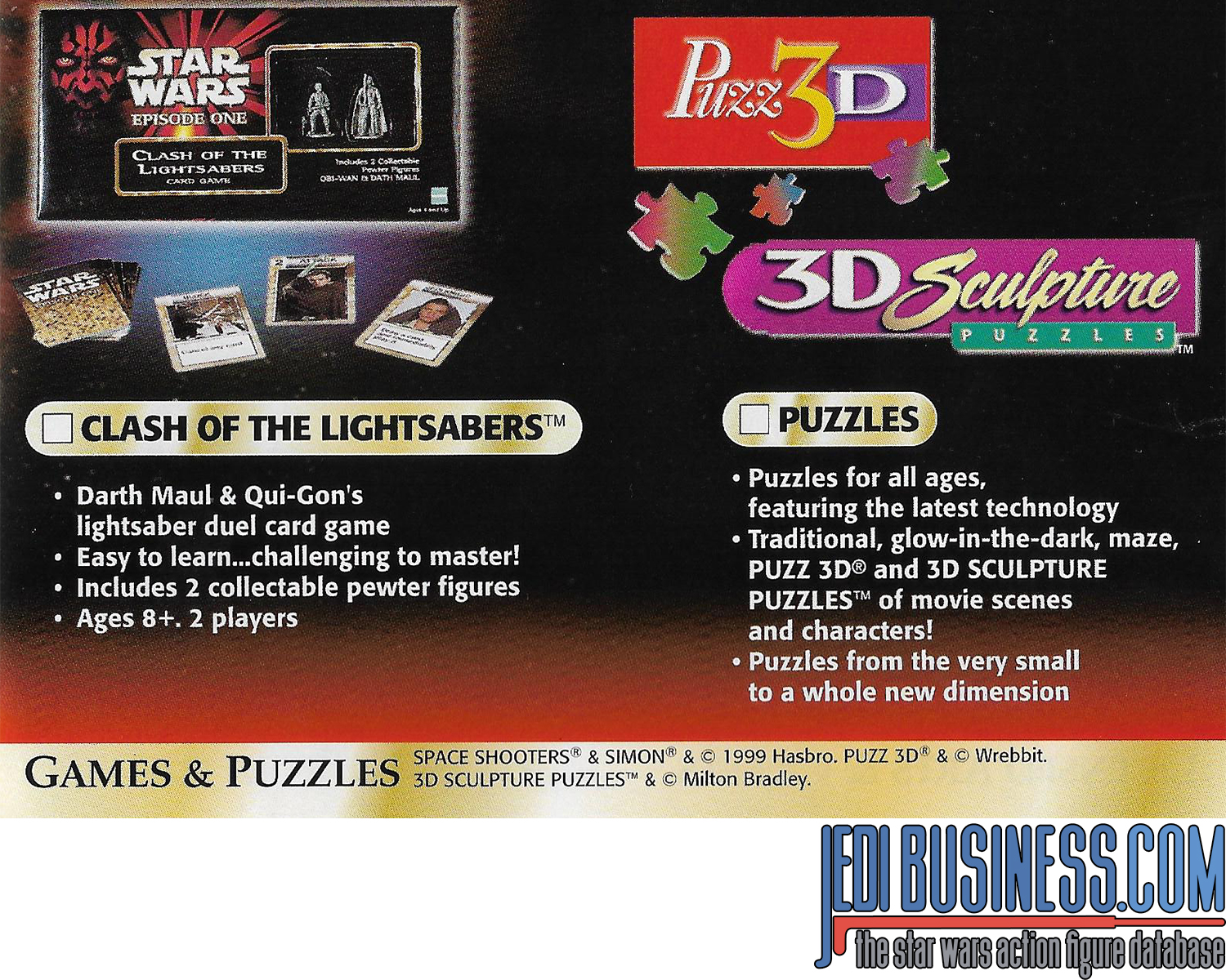 Episode I Toy Booklet