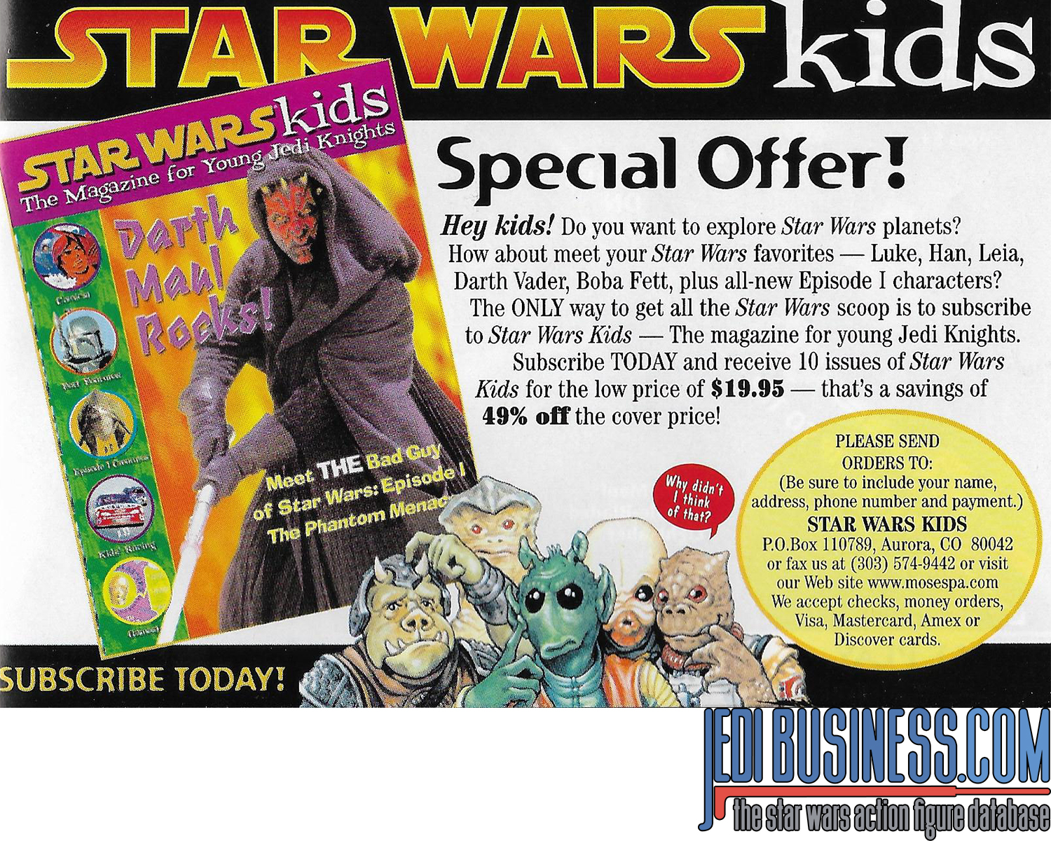 Episode I Toy Booklet