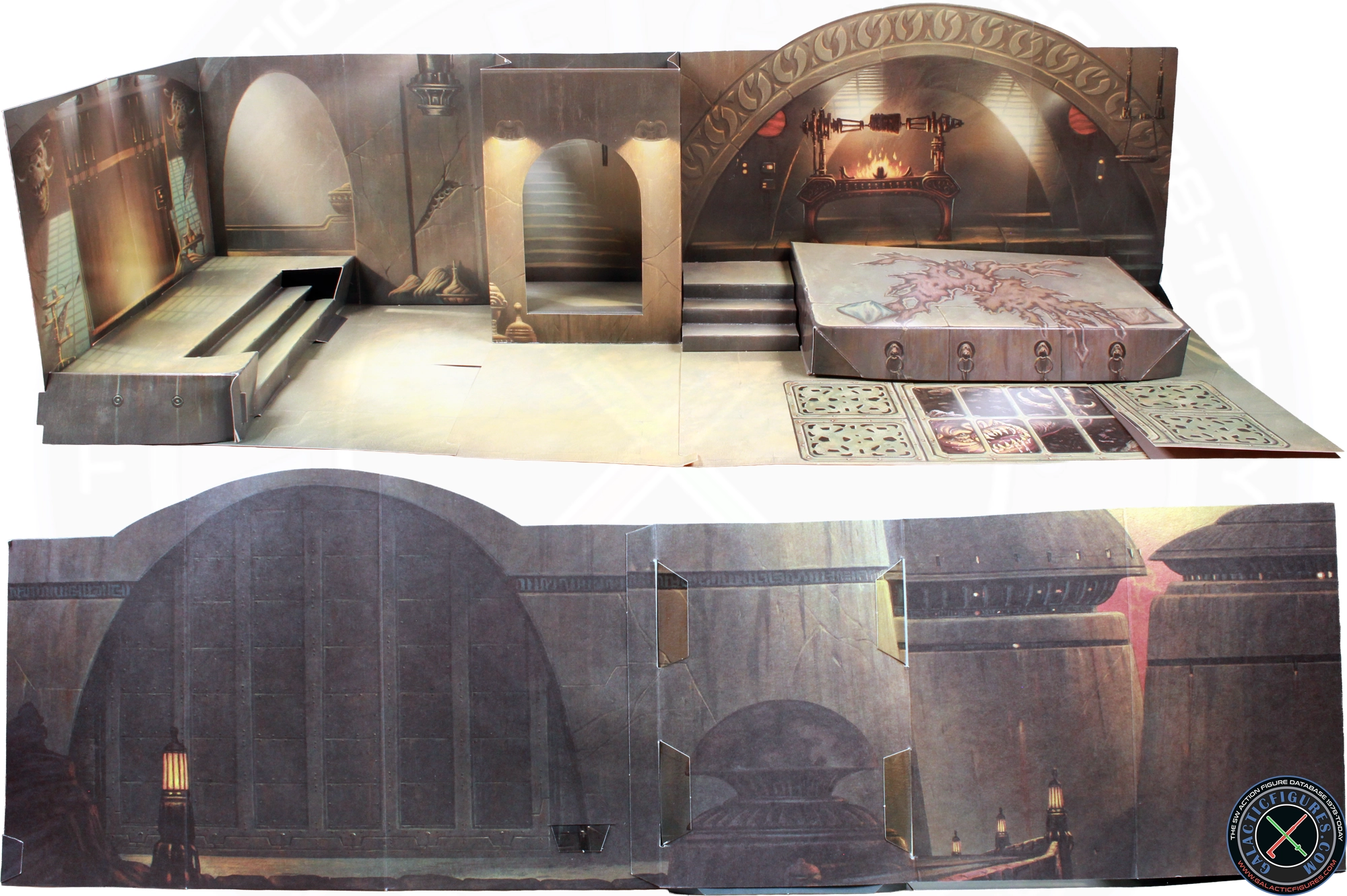 Jabba the Hutt 3D diorama