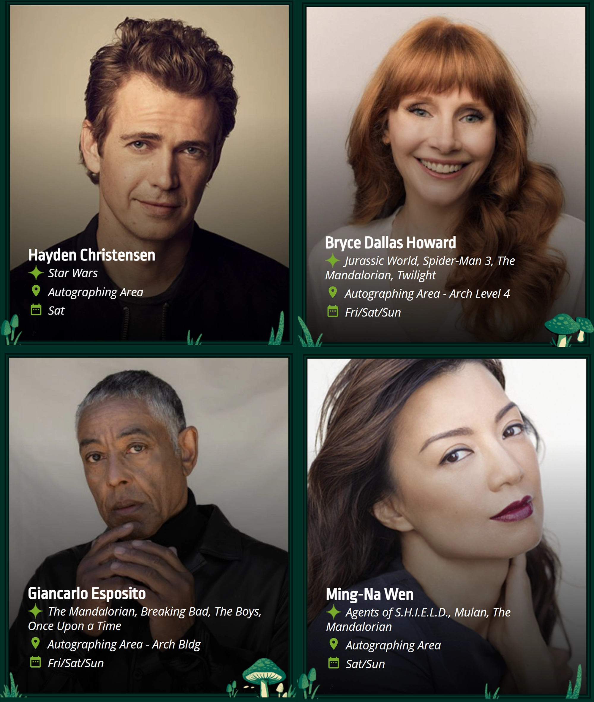 Star Wars Celebrities - Emerald City Comic Con 2026