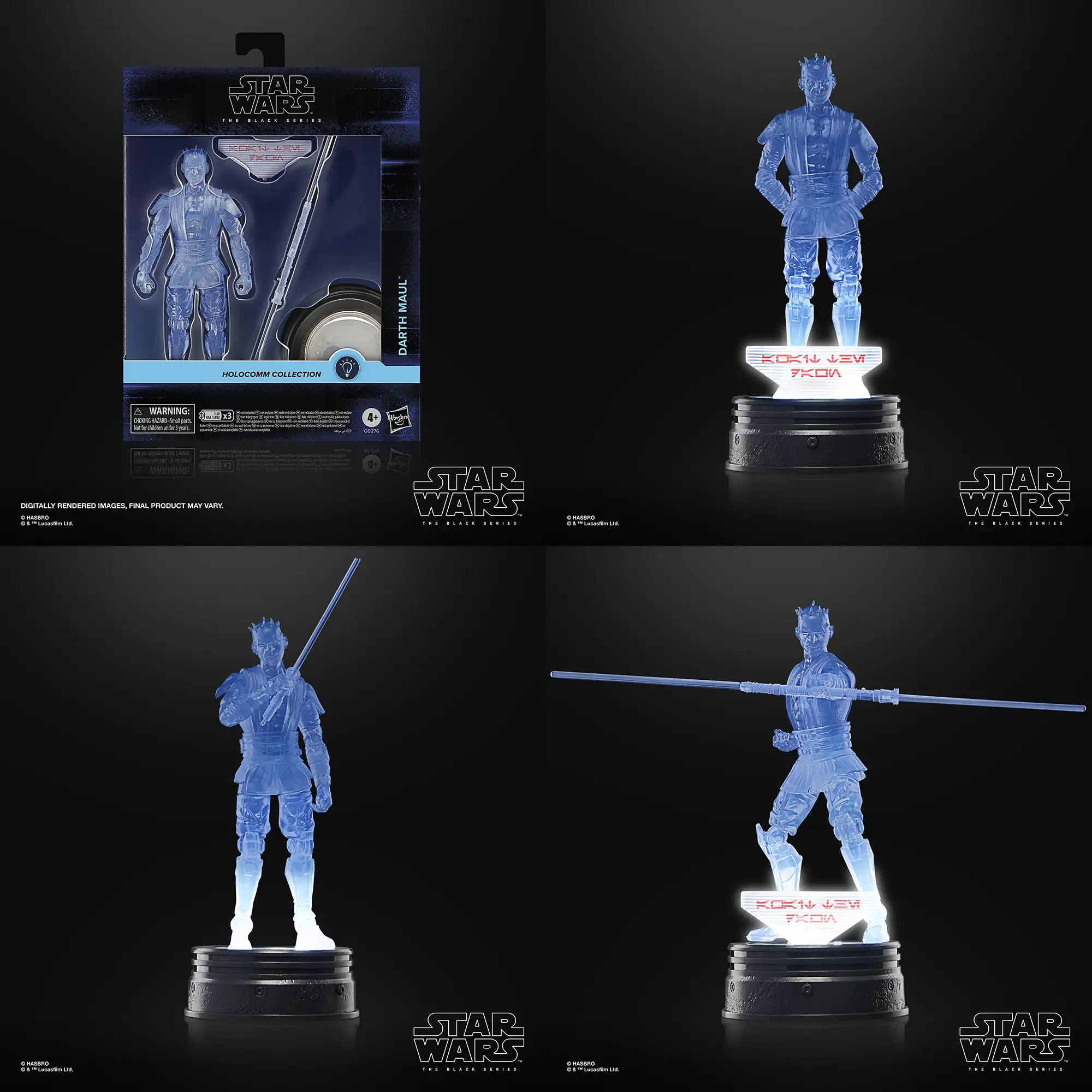 Black Series Darth Maul Holocomm
