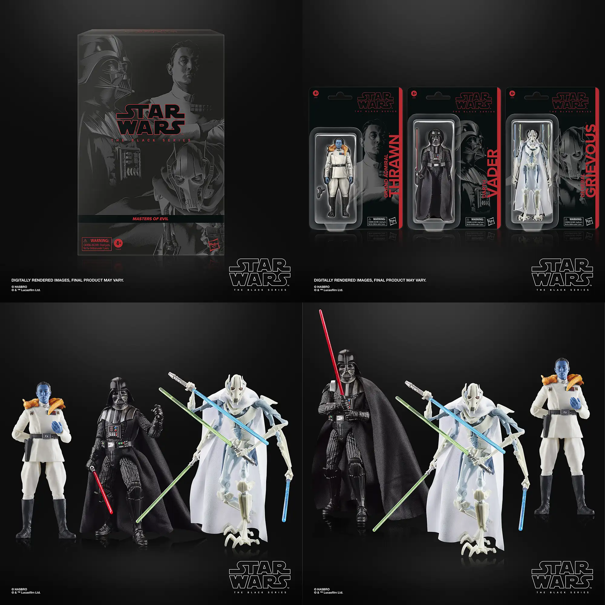 Black Series Masters Of Evil 3 pack