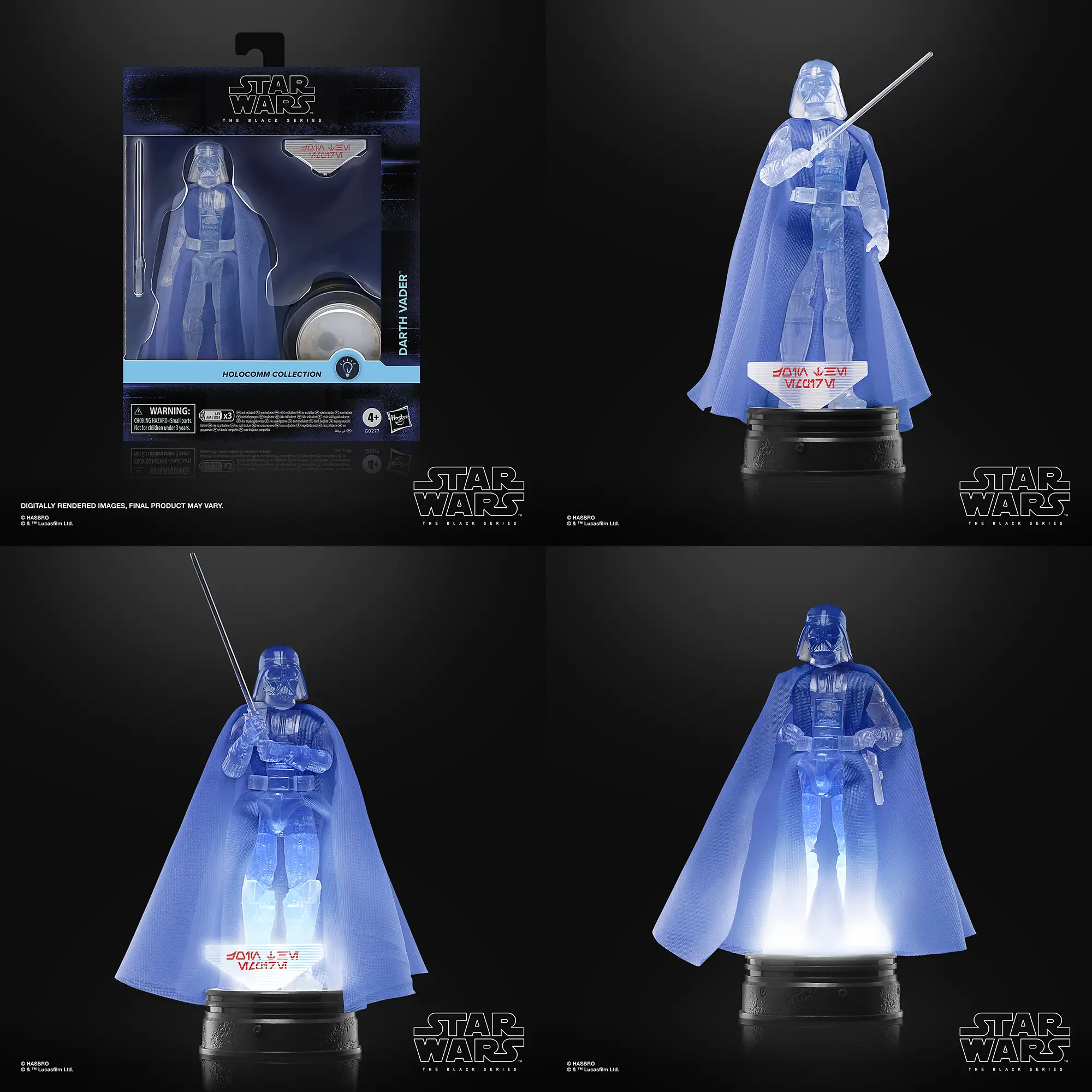 Black Series Darth Vader Holocomm