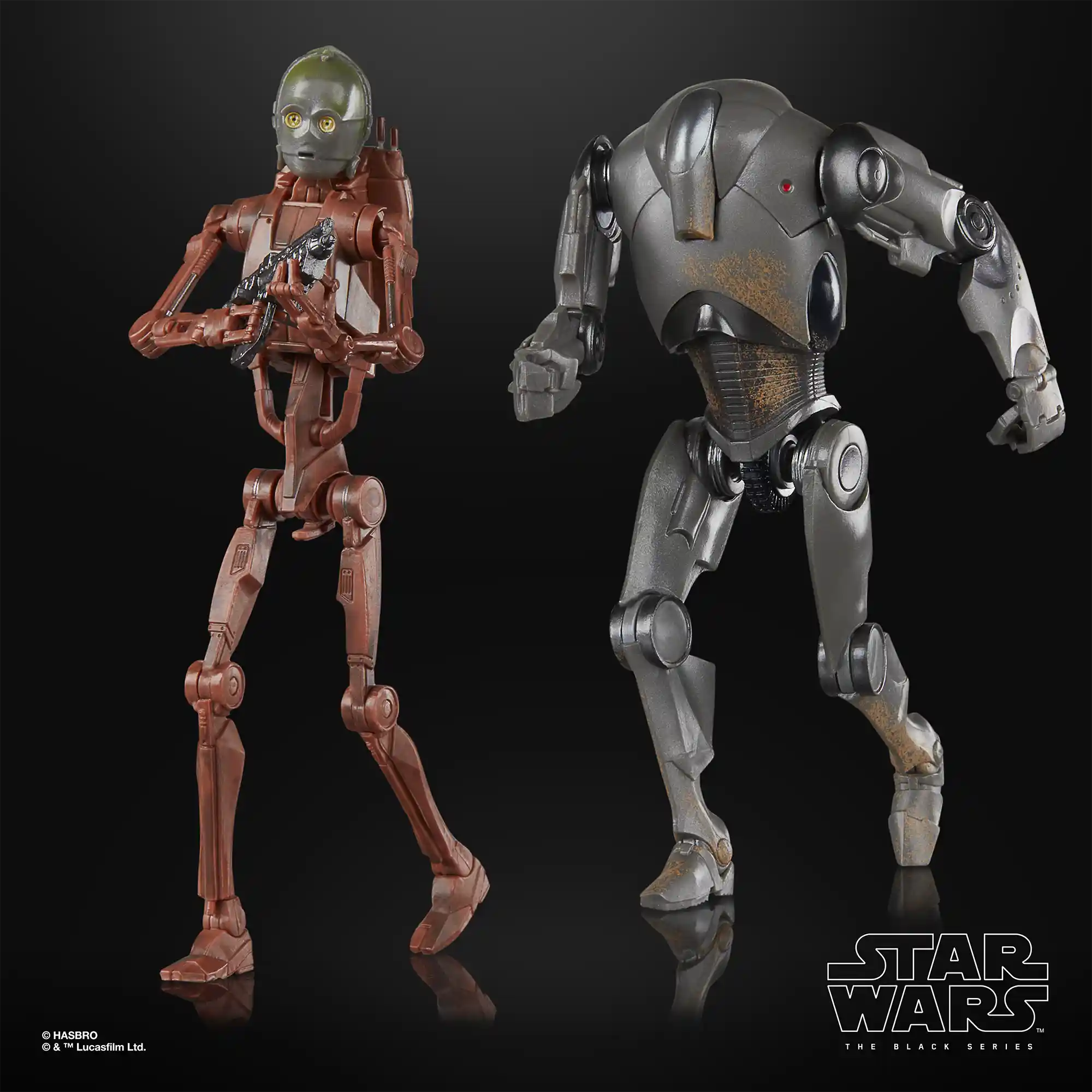 Black Series Super Battle Droid and C-3PO