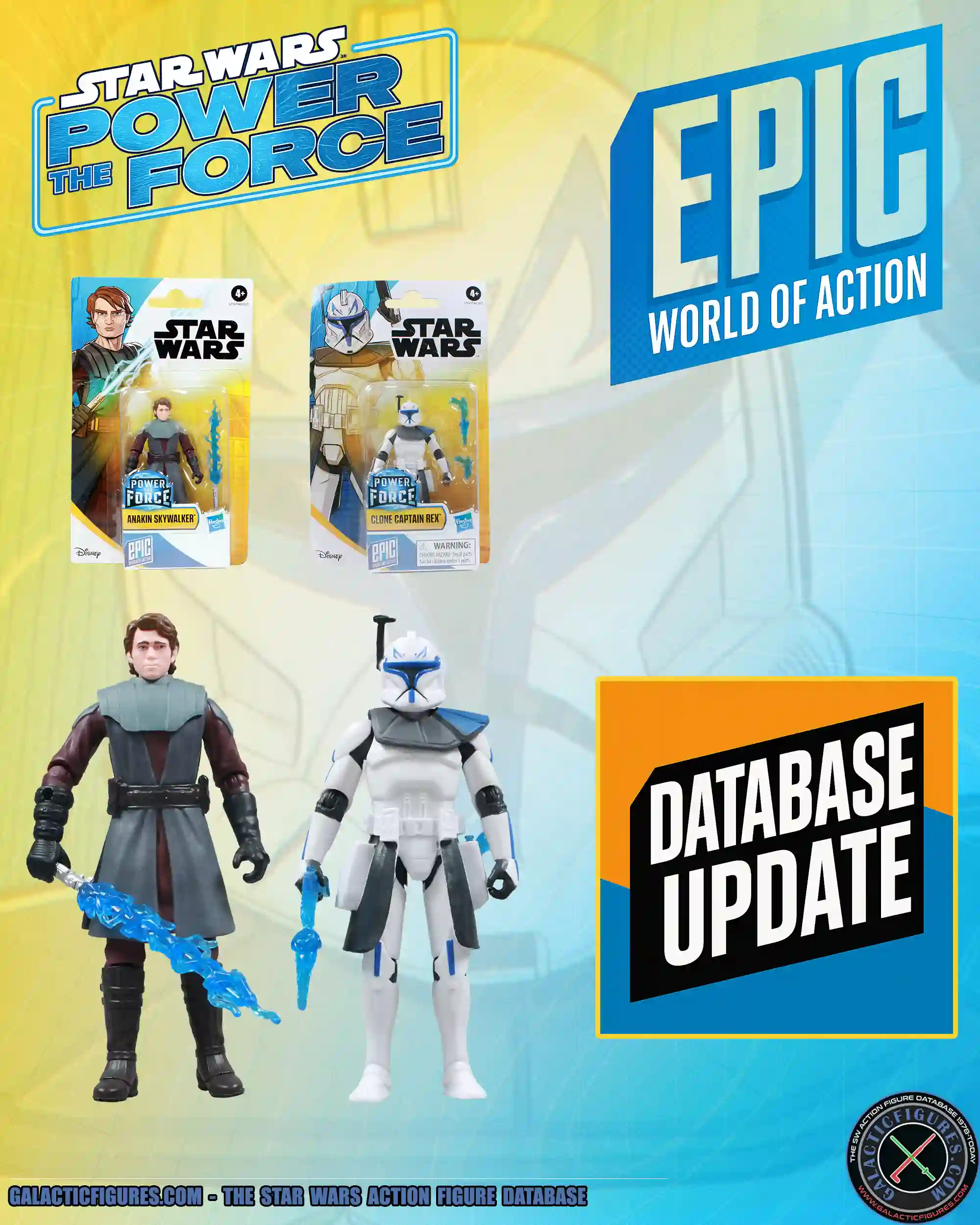 Epic Hero Series Anakin Skywalker And Captain Rex Added