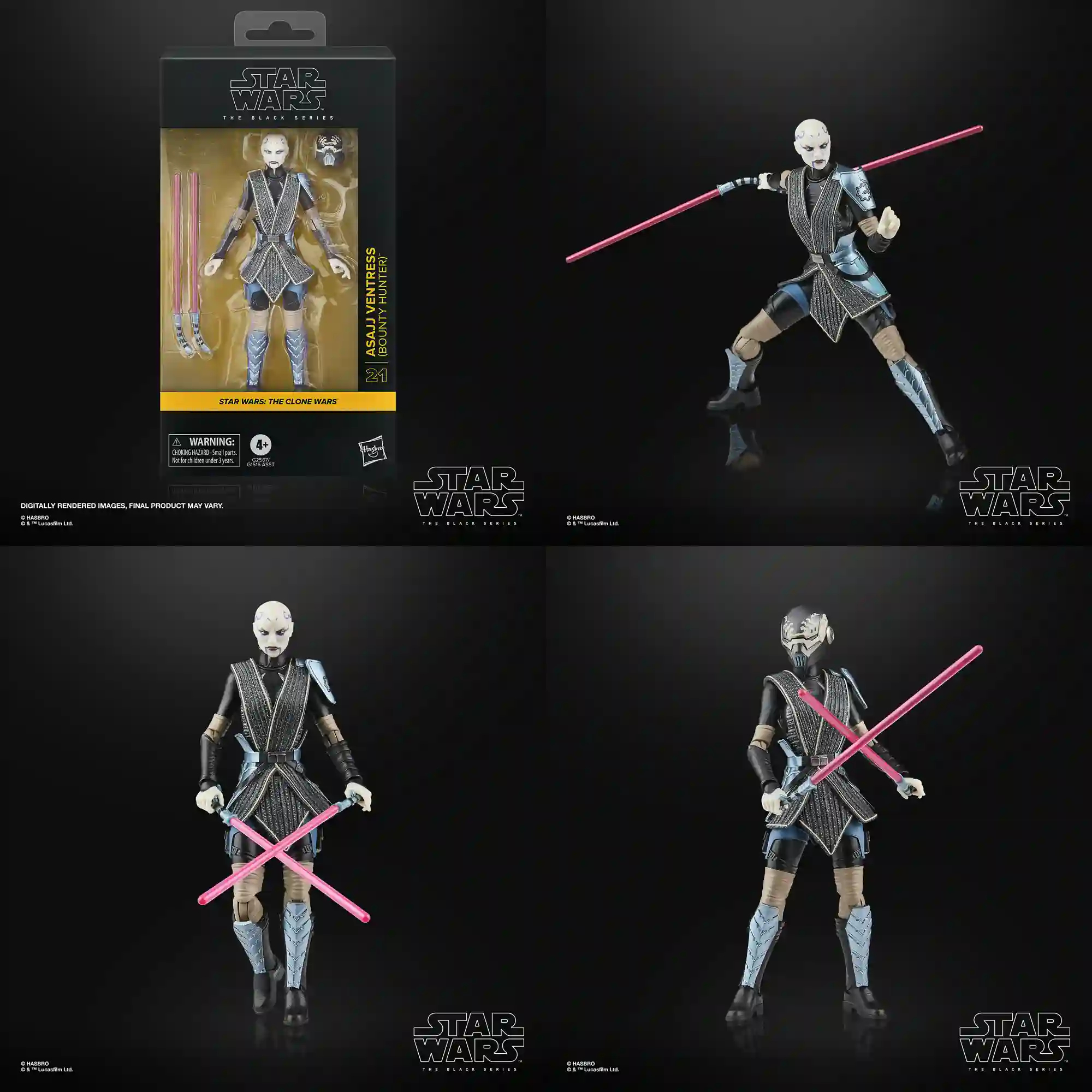 Black Series Asajj Ventress Bounty Hunter