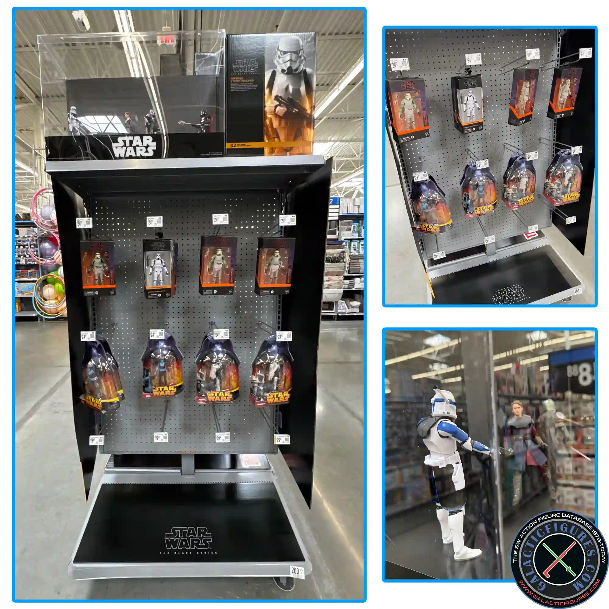 Walmart Action Figure Aisle Display