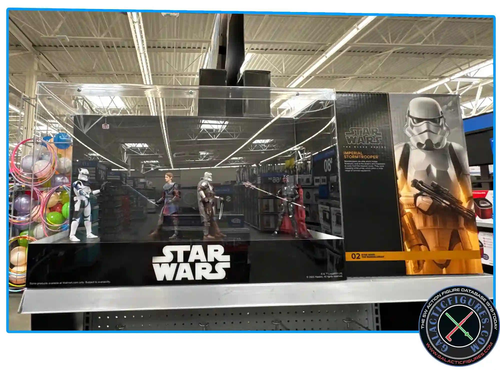Walmart Action Figure Aisle Display