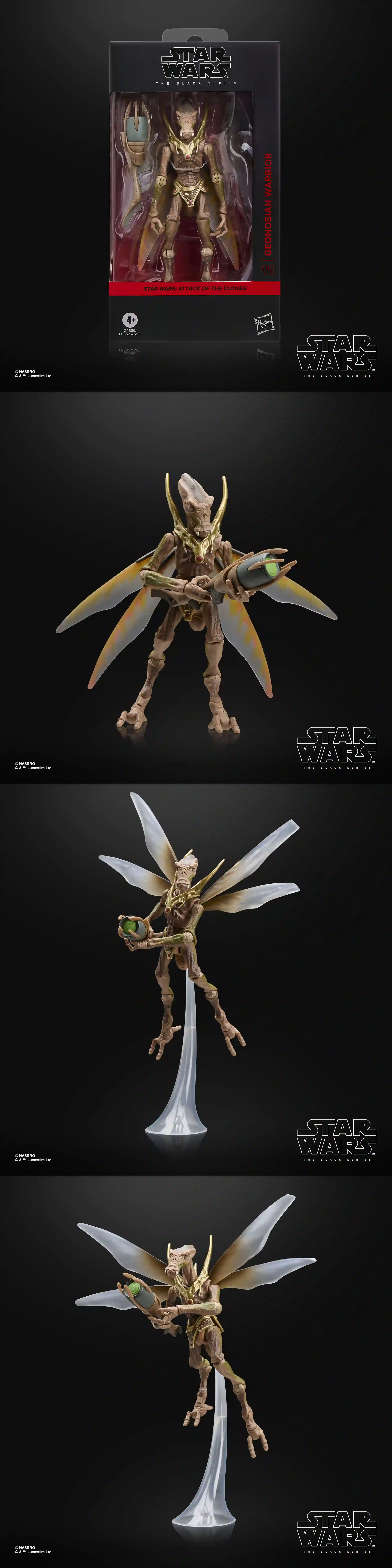 Black Series Taun We, Watto, Geonosian Warrior and Lord Starkiller