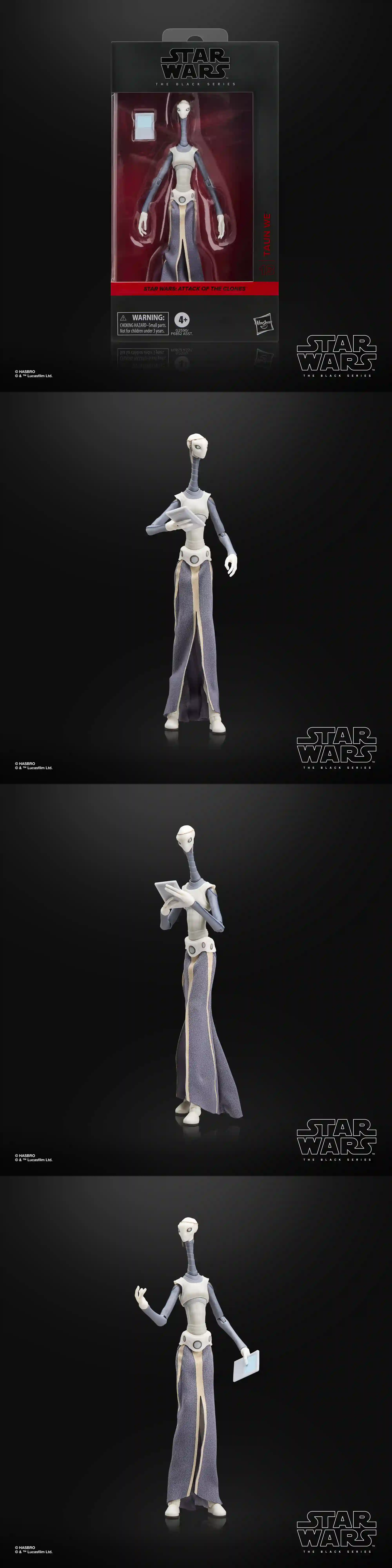 Black Series Taun We, Watto, Geonosian Warrior and Lord Starkiller