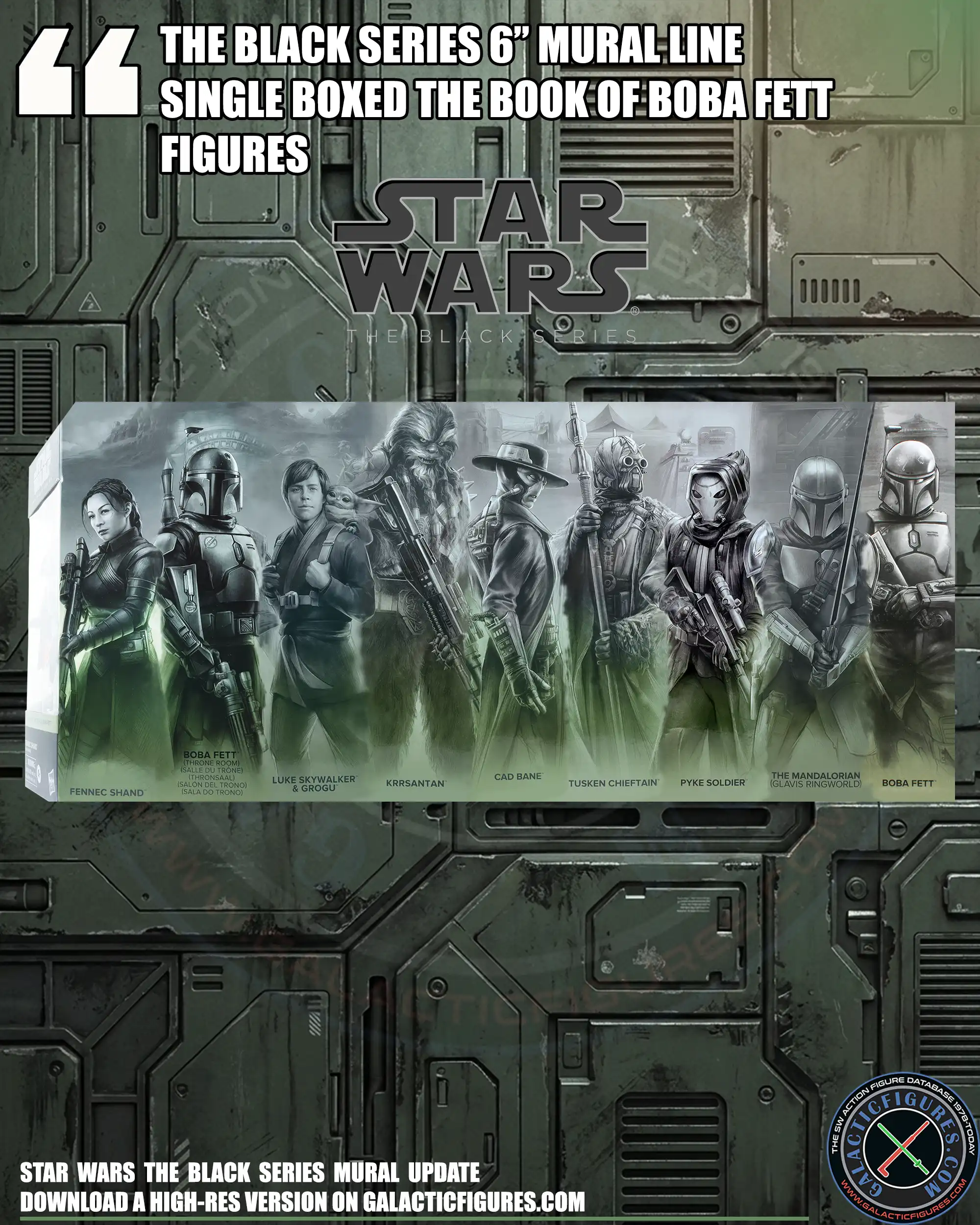 Black Series The Book Of Boba Fett Mural Update