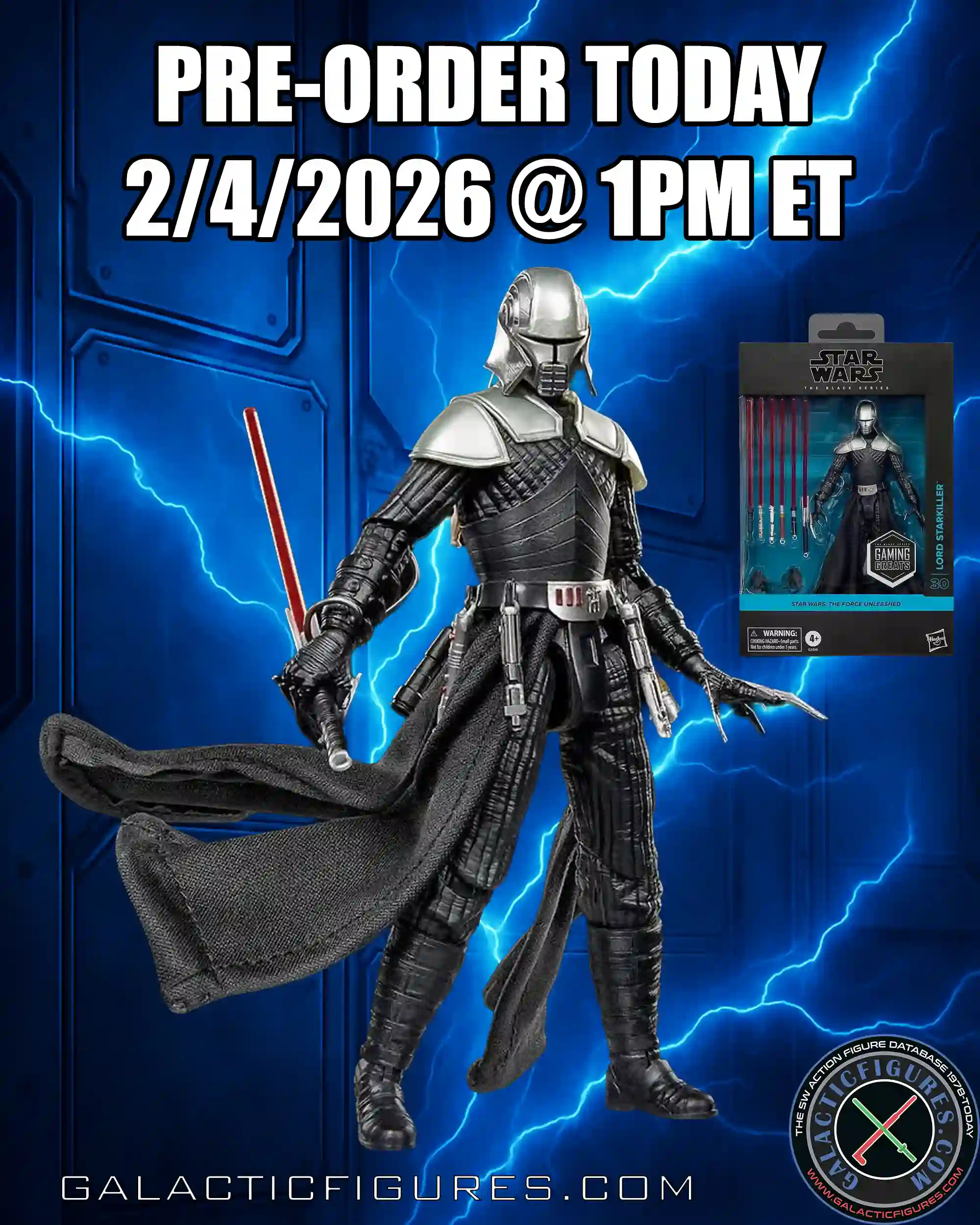 Black Series Lord Starkiller - Pre-order Today!