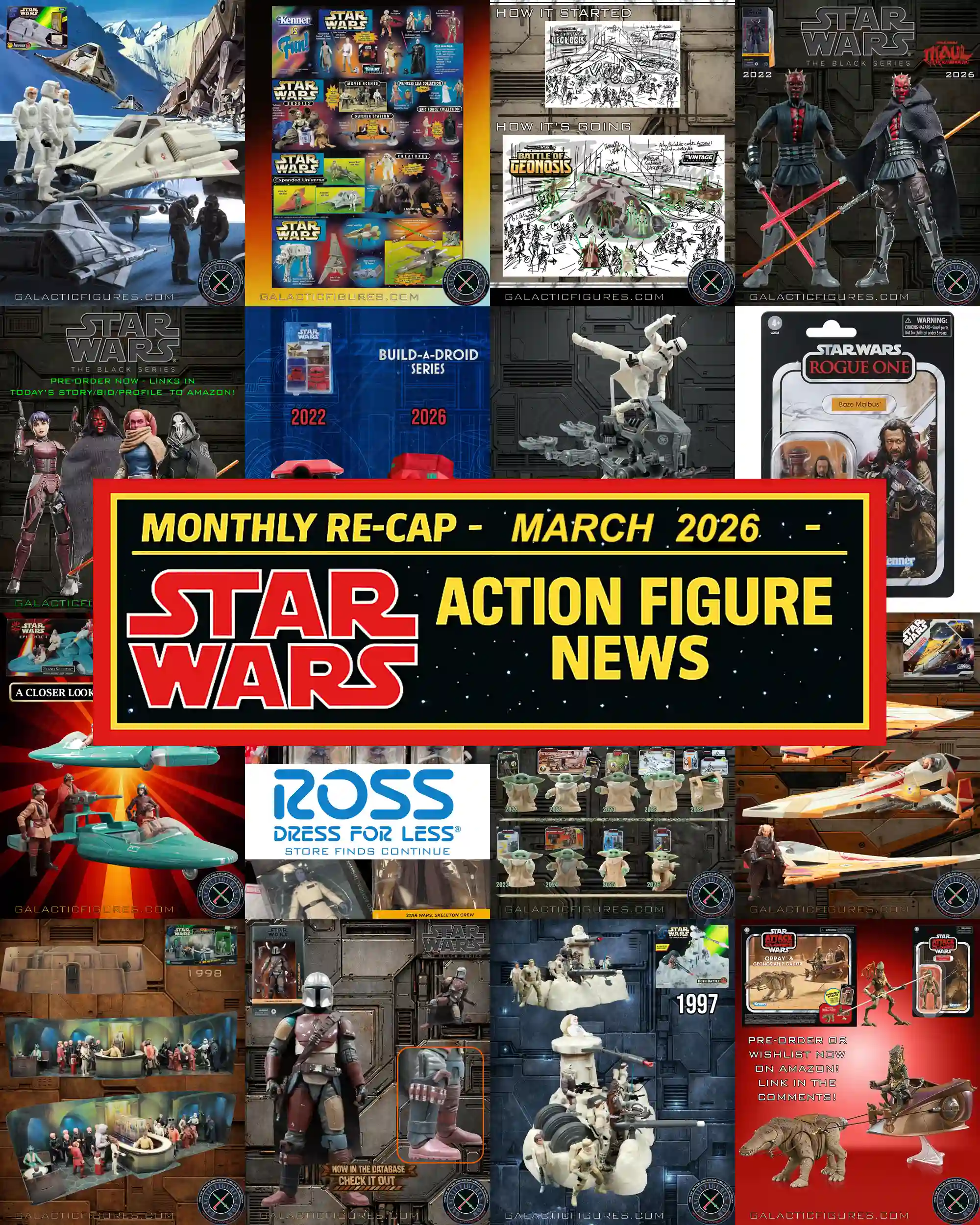 Monthly Star Wars Action Figure Re-Cap - March 2026