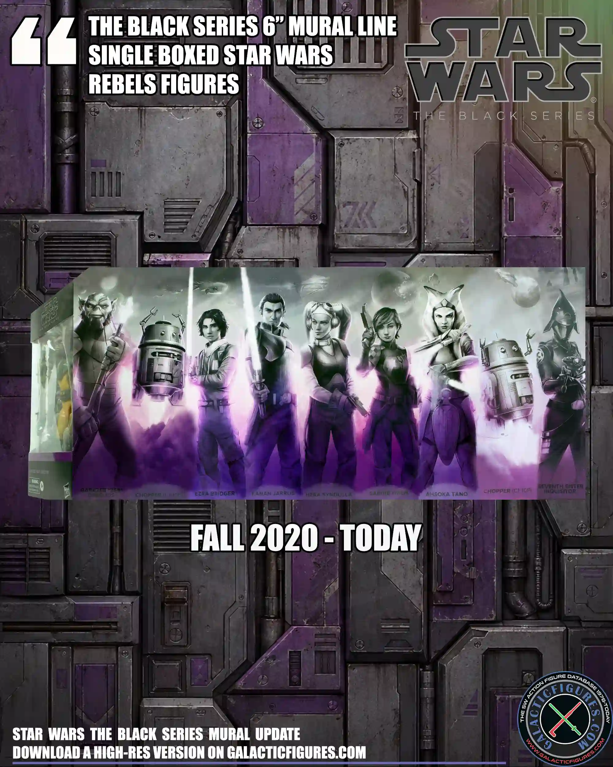 Black Series Star Wars Rebels Mural Update