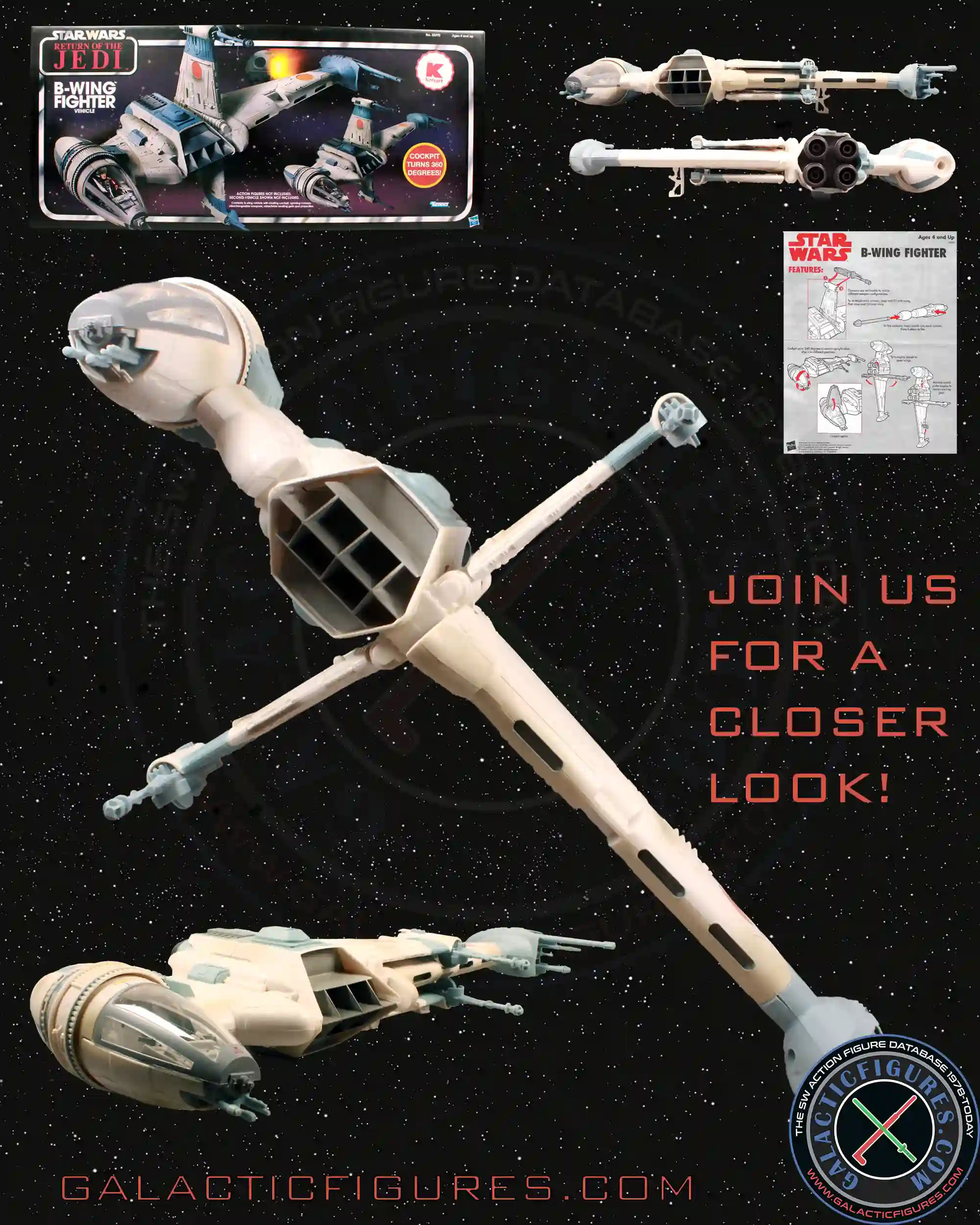 Vintage Collection B-Wing Fighter Review