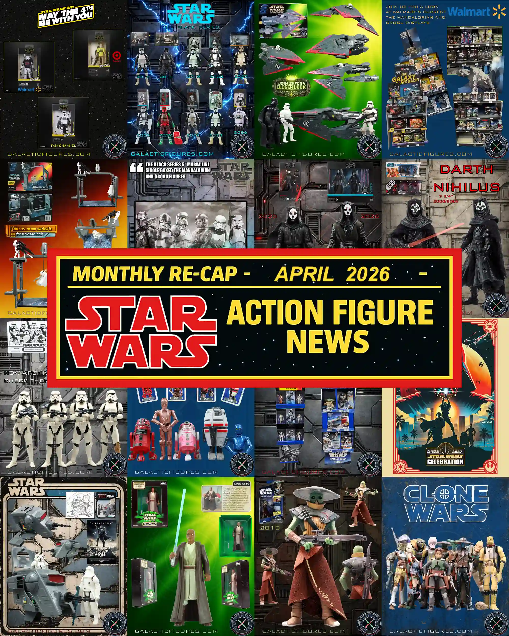 Monthly Star Wars Action Figure Re-Cap - April 2026