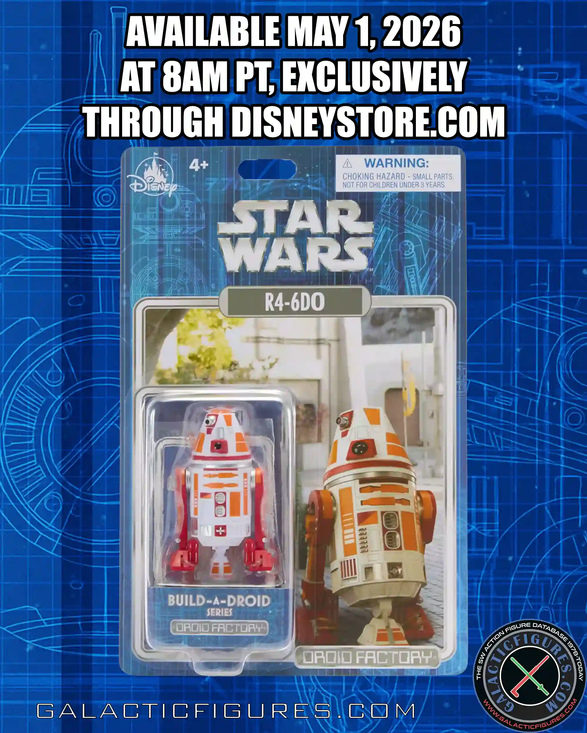Build A Droid R4-6D0 Will Be Available On May 1, 2026 At 8am PT