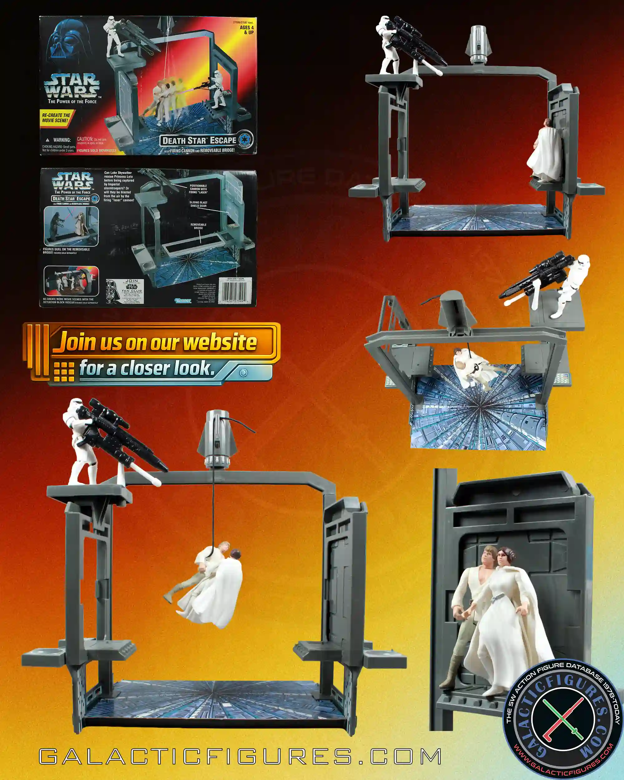 Death Star Escape With Firing Canon And Removable Bridge!