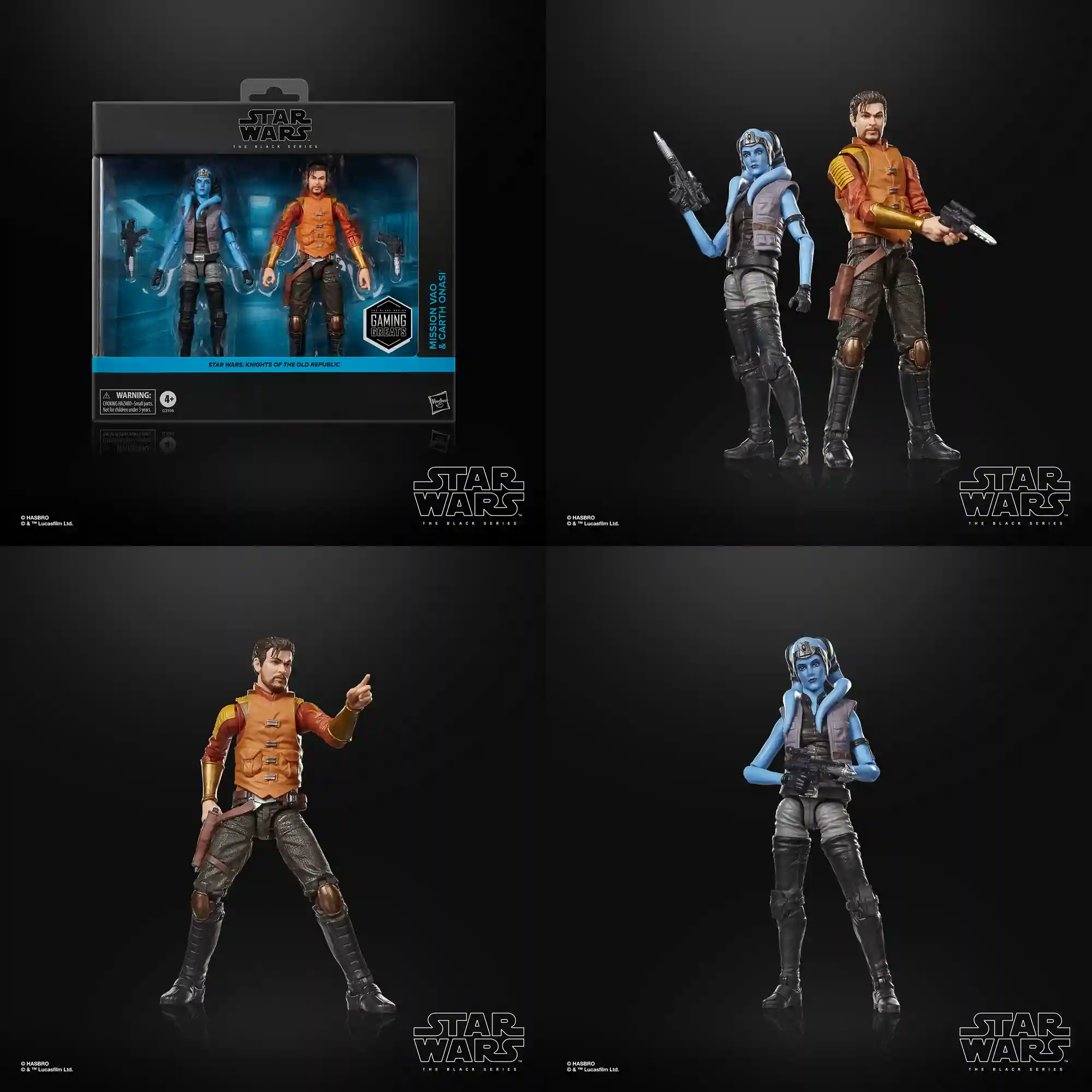 Black Series Mission Vao and Carth Onasi